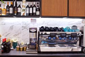 Kuchyň nebo kuchyňský kout v ubytování The Z Hotel Holborn