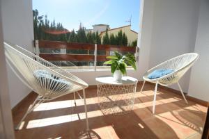 Balkón nebo terasa v ubytování Renteando Albir Apartments