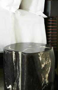 a close up of a rock table with at The Ludlow Hotel in New York
