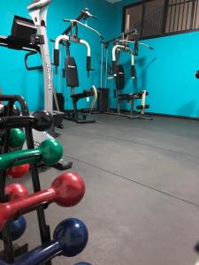 Fitness centrum a/nebo fitness zařízení v ubytování Hotel Brisa Rio