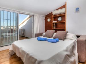 Posteľ alebo postele v izbe v ubytovaní Studio Port L'escala-6 by Interhome