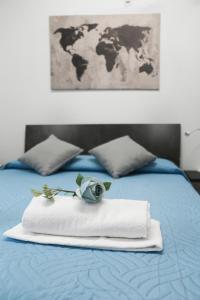 Postel nebo postele na pokoji v ubytování MAVI'S HOME + 19 fotografií