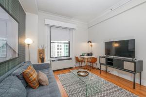 Küche/Küchenzeile in der Unterkunft Furnished Apartment in Downtown