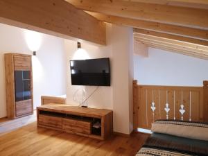 TV a/nebo společenská místnost v ubytování Alpen-Appartement Auerhof