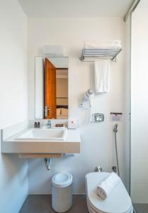 Koupelna v ubytování Hotel Melo