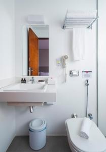Koupelna v ubytování Hotel Melo
