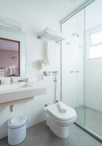 Koupelna v ubytování Hotel Melo