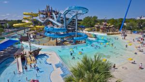 a water park with a bunch of people in it at Holiday Inn Express & Suites New Braunfels, an IHG Hotel in New Braunfels