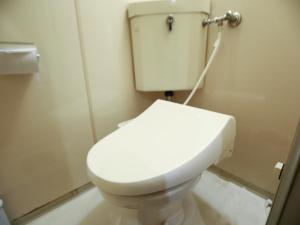 Koupelna v ubytování Hotel Umenoyu