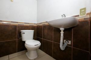Koupelna v ubytování Hotel Real Cortés
