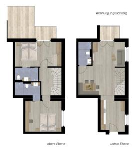 Půdorys ubytování hager's apartments