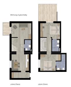 Půdorys ubytování hager's apartments