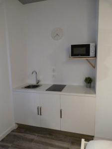 Kuchyň nebo kuchyňský kout v ubytování Intimo y Acogedor "algunos" con Bañera Hidromasaje