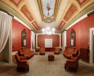 A seating area at Palazzo Introna