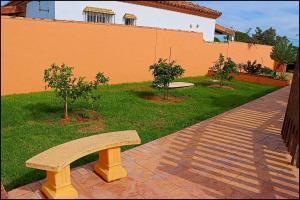 Vườn quanh Chalet rústico Roche