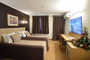 TV a/nebo společenská místnost v ubytování Hotel Salgueiro