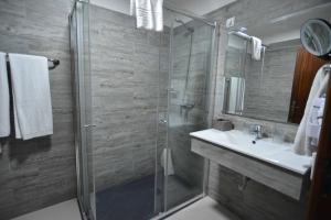 Koupelna v ubytování Hotel Salgueiro