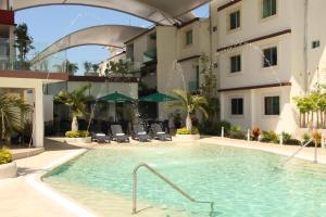 Bazén v ubytování Hotel Tulija Palenque nebo v jeho okolí