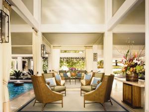 Posezení v ubytování Halekulani - NO RESORT FEE