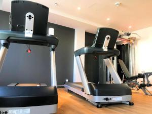 Fitness centrum a/nebo fitness zařízení v ubytování Mercure Hotel Kaiserhof City Center