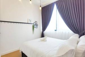 Postel nebo postele na pokoji v ubytování The Hub SS2 - 1 Bedroom Suite + 13 fotografií