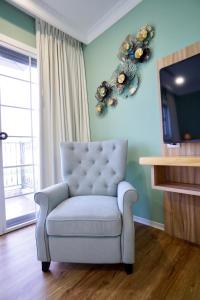 A seating area at Dafu Qiandai Manor