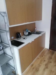 Kuchyňa alebo kuchynka v ubytovaní Apartamenty przy Gimnazjalnej