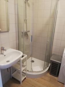 Kúpeľňa v ubytovaní Apartamenty przy Gimnazjalnej