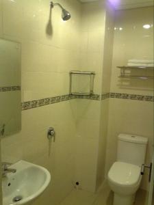 Vonios kambarys apgyvendinimo įstaigoje Hotel Desaria