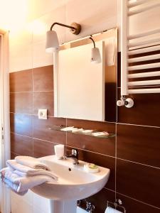 Kylpyhuone majoituspaikassa B&B in Piazzetta