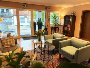 Posezení v ubytování Hotel garni Bellevue