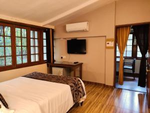 TV a/nebo společenská místnost v ubytování Hotel Mount View Heritage