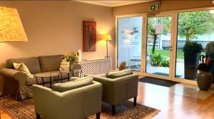 Posezení v ubytování Hotel garni Bellevue