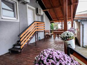 Balkón nebo terasa v ubytování S. A. L. Prenociste