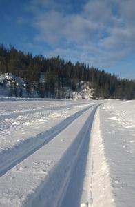Lapin Lumilomat durante l'inverno
