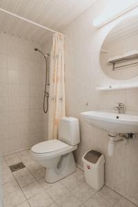 Koupelna v ubytování Staadioni Hotel