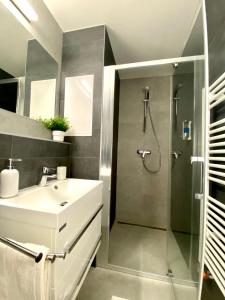 Koupelna v ubytování Apartment Malá Praha