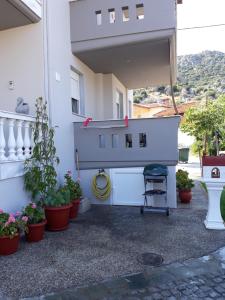 Balkón nebo terasa v ubytování Nymfes House.