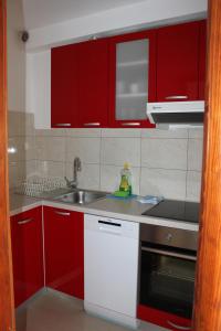 Kuchyň nebo kuchyňský kout v ubytování Pile Apartments 7