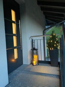 Balkón alebo terasa v ubytovaní Apart-Lena