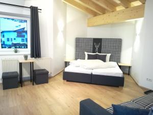 Ένα ή περισσότερα κρεβάτια σε δωμάτιο στο Apart Bergglück