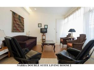 Posezení v ubytování Agreeable Family Baguio Suites