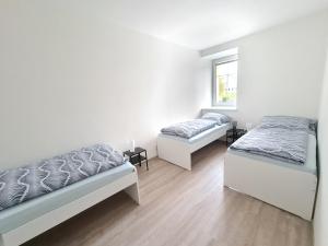 Postel nebo postele na pokoji v ubytování Ubytování Na Nové
