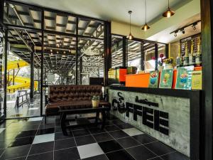 Posezení v ubytování Natthapon Resort Kaeng Kachan