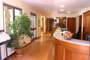 Телевизия и/или развлекателен център в Hotel Villa Dei Bosconi