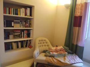 Knihovna v bed and breakfast