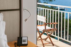Balkón nebo terasa v ubytování Adriana Hvar Spa Hotel