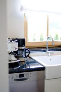 Kuchyň nebo kuchyňský kout v ubytování Ostseestrandliebe Villa Sanddorn Nr2 + 8 fotografií