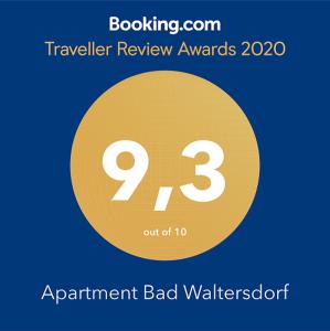 Certyfikat, podpis lub inny dokument wystawiony w obiekcie THERMEN - APARTMENT BIODORF Bad Waltersdorf