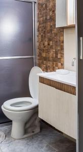 Um banheiro em Ambiente familiar e confortável
